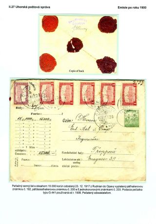 POSTAL SERVICES IN SPIŠ REGION UNTIL 1920 – sheet 76
