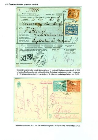 POSTAL SERVICES IN SPIŠ REGION UNTIL 1920 – sheet 78