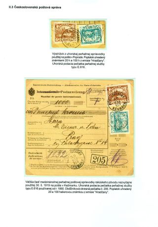 POSTAL SERVICES IN SPIŠ REGION UNTIL 1920 – sheet 79