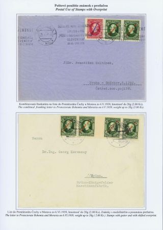 SLOWAKEI 1939: FREIMARKEN MIT PORTRÄTS VON ANDREJ HLINKA – Blatt 4