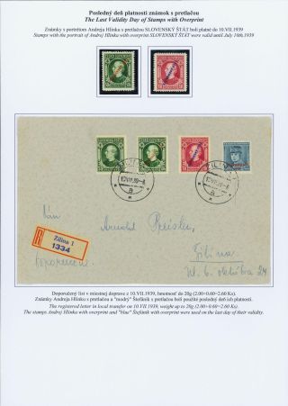 SLOVENSKO 1939: VÝPLATNÍ ZNÁMKY S PORTRÉTEM ANDREJE HLINKY – list 28