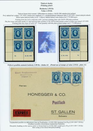 SLOVENSKO 1939: VÝPLATNÍ ZNÁMKY S PORTRÉTEM ANDREJE HLINKY – list 70