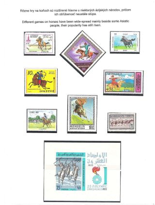 HORSE IN SPORT – sheet 4