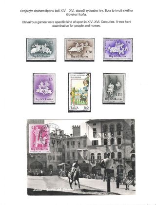 HORSE IN SPORT – sheet 6