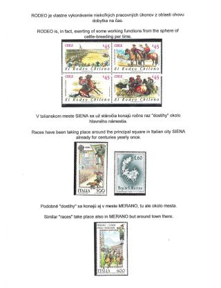 HORSE IN SPORT – sheet 8