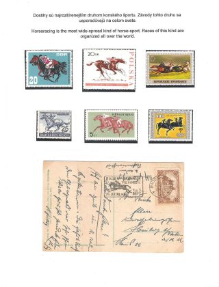 HORSE IN SPORT – sheet 18