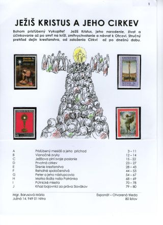 JESUS CHRIST AND HIS CHURCH – sheet 1