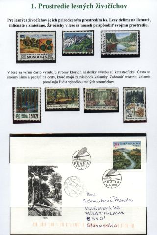 Lesní savci – list 3