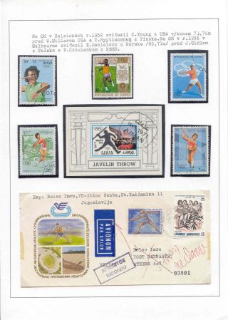 ATHLETICS - THROWING DISCIPLINES – sheet 29