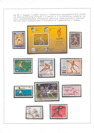 Atletika - vrhačské disciplíny – list 34