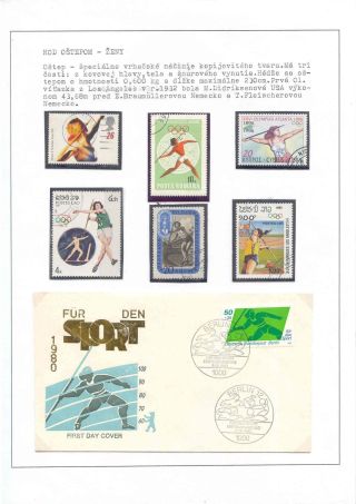 Atletika - vrhačské disciplíny – list 39