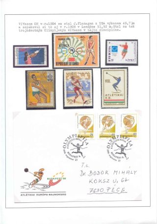 Atletika - vrhačské disciplíny – list 58