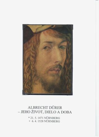 ALBRECHT DÜRER - HIS LIFE, WORK AND TIME – sheet 1