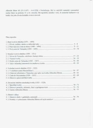 ALBRECHT DÜRER - HIS LIFE, WORK AND TIME – sheet 2