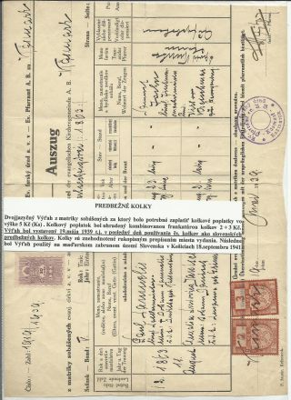 ENTIRES AND POSTAL STATIONERY WITH FISCALS FROM 1939-1950 – sheet 4