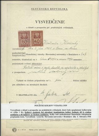 ENTIRES AND POSTAL STATIONERY WITH FISCALS FROM 1939-1950 – sheet 7