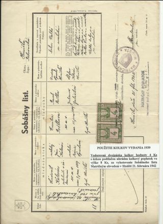 ENTIRES AND POSTAL STATIONERY WITH FISCALS FROM 1939-1950 – sheet 11