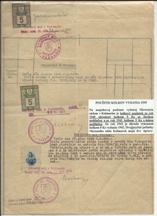 ENTIRES AND POSTAL STATIONERY WITH FISCALS FROM 1939-1950 – sheet 12
