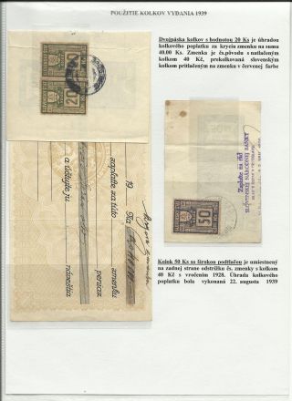 ENTIRES AND POSTAL STATIONERY WITH FISCALS FROM 1939-1950 – sheet 15