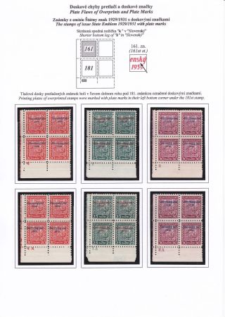 SLOVENSKO 1939 - VÝPLATNÍ ZNÁMKY STÁTNÍ ZNAK A PORTRÉTY S PŘETISKEM "Slovenský štát 1939" – list 26
