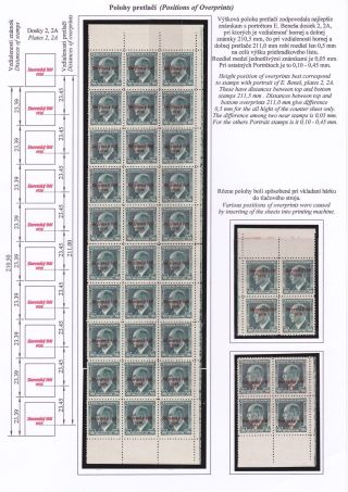 SLOVENSKO 1939 - VÝPLATNÍ ZNÁMKY STÁTNÍ ZNAK A PORTRÉTY S PŘETISKEM "Slovenský štát 1939" – list 70