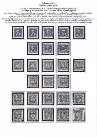 SLOVENSKO 1939 - VÝPLATNÍ ZNÁMKY STÁTNÍ ZNAK A PORTRÉTY S PŘETISKEM "Slovenský štát 1939" – list 73