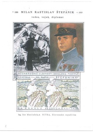 M. R. Štefánik, vedec, vojak, diplomat – list 1