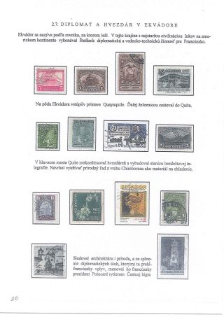 M. R. ŠTEFÁNIK, SCIENTIST, SOLDIER, DIPLOMAT – sheet 20