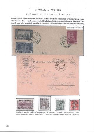 M. R. ŠTEFÁNIK, SCIENTIST, SOLDIER, DIPLOMAT – sheet 22