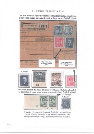 M. R. ŠTEFÁNIK, SCIENTIST, SOLDIER, DIPLOMAT – sheet 30