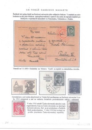 M. R. ŠTEFÁNIK, SCIENTIST, SOLDIER, DIPLOMAT – sheet 31