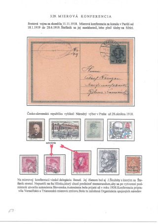M. R. ŠTEFÁNIK, SCIENTIST, SOLDIER, DIPLOMAT – sheet 50
