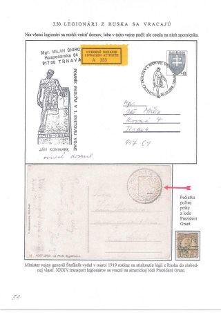 M. R. ŠTEFÁNIK, SCIENTIST, SOLDIER, DIPLOMAT – sheet 51