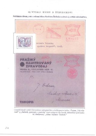 M. R. ŠTEFÁNIK, SCIENTIST, SOLDIER, DIPLOMAT – sheet 54
