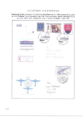 M. R. ŠTEFÁNIK, SCIENTIST, SOLDIER, DIPLOMAT – sheet 69