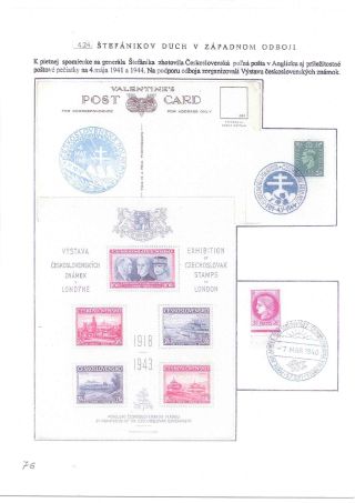 M. R. ŠTEFÁNIK, SCIENTIST, SOLDIER, DIPLOMAT – sheet 76