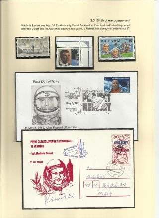 FIRST CZECHOSLOVAK COSMONAUT – sheet 6