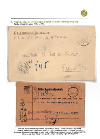 RAKOUSKO-UHERSKÁ POLNÍ POŠTA 1914-1918 – list 45