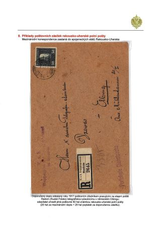 RAKOUSKO-UHERSKÁ POLNÍ POŠTA 1914-1918 – list 66