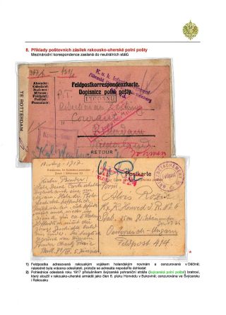 RAKOUSKO-UHERSKÁ POLNÍ POŠTA 1914-1918 – list 68