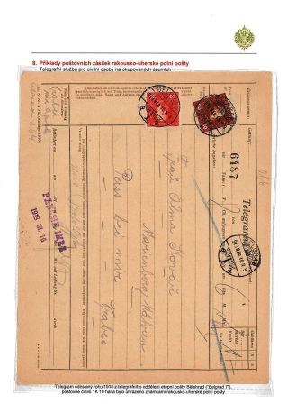 RAKOUSKO-UHERSKÁ POLNÍ POŠTA 1914-1918 – list 75