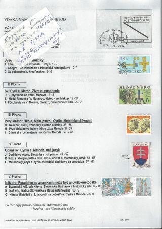 Vďaka Vám, sv. Cyril a Metod – list 2