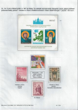 THANKS YOU, Sts. CYRILL AND METHODIUS – sheet 21