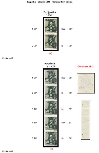 CARPATHO-UKRAINE 1945 – sheet 3