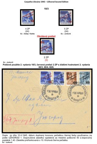 CARPATHO-UKRAINE 1945 – sheet 23