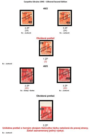 CARPATHO-UKRAINE 1945 – sheet 24