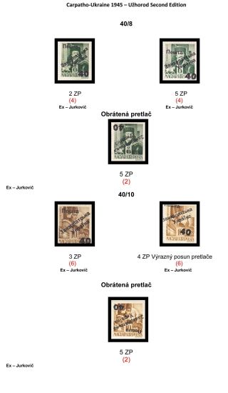 CARPATHO-UKRAINE 1945 – sheet 25