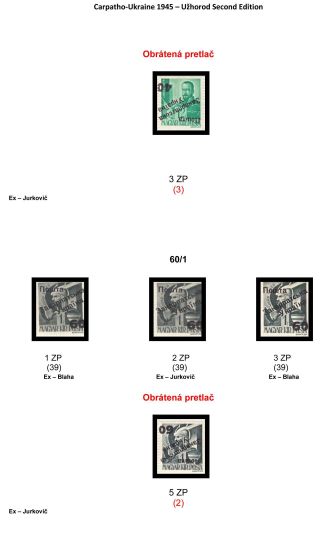 CARPATHO-UKRAINE 1945 – sheet 27