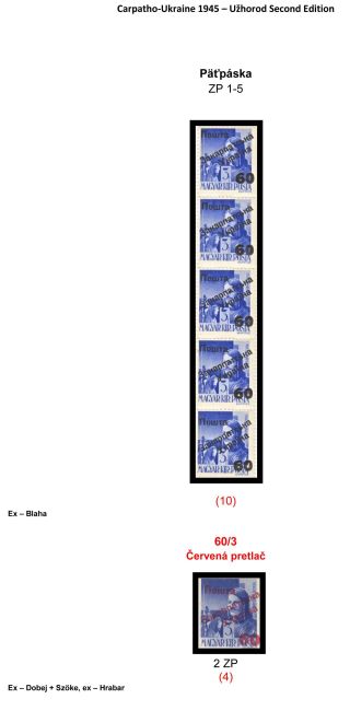 CARPATHO-UKRAINE 1945 – sheet 32