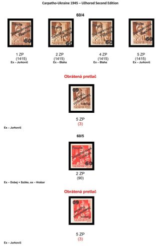 CARPATHO-UKRAINE 1945 – sheet 33